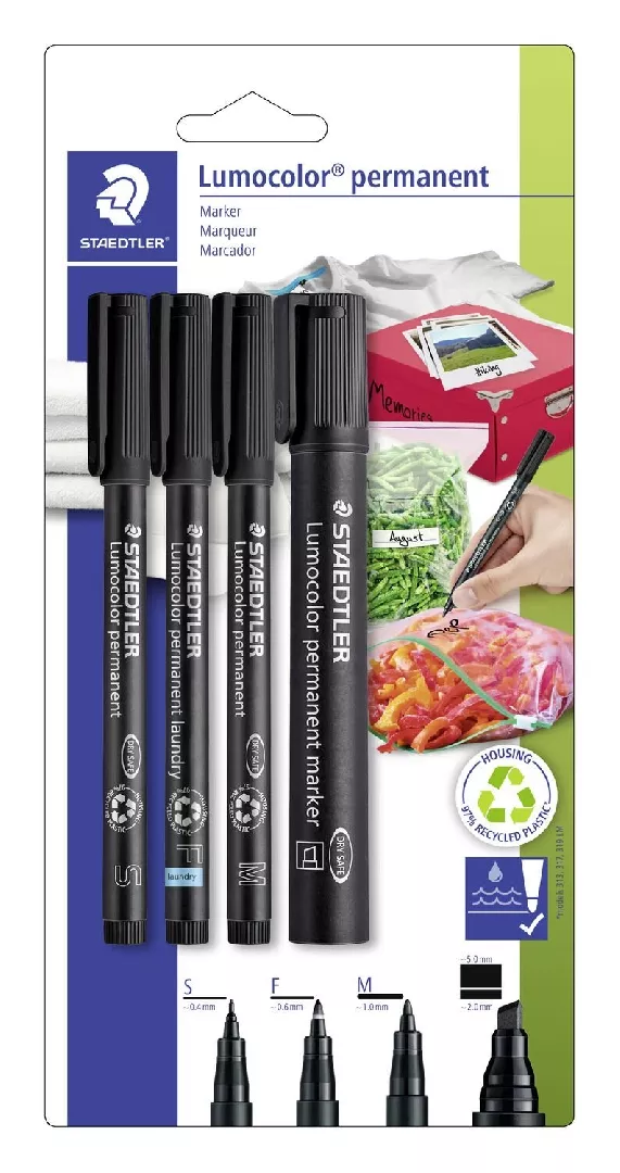 Staedtler Lumocolor 60 marker 4 pc(s)