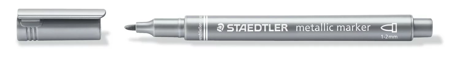 Staedtler 8323 felt pen Silver 1