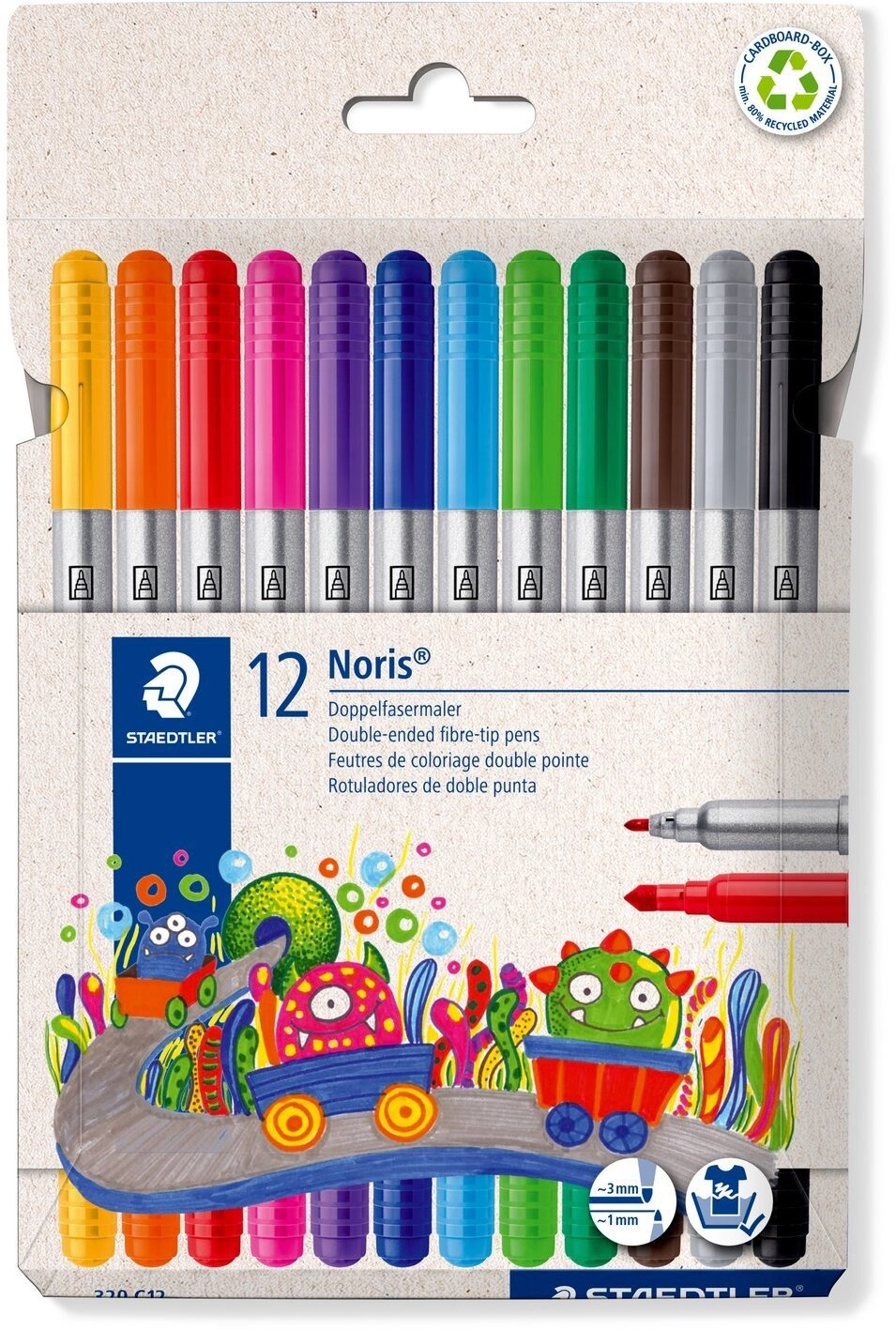 STAEDTLER Noris Club fiber pens with