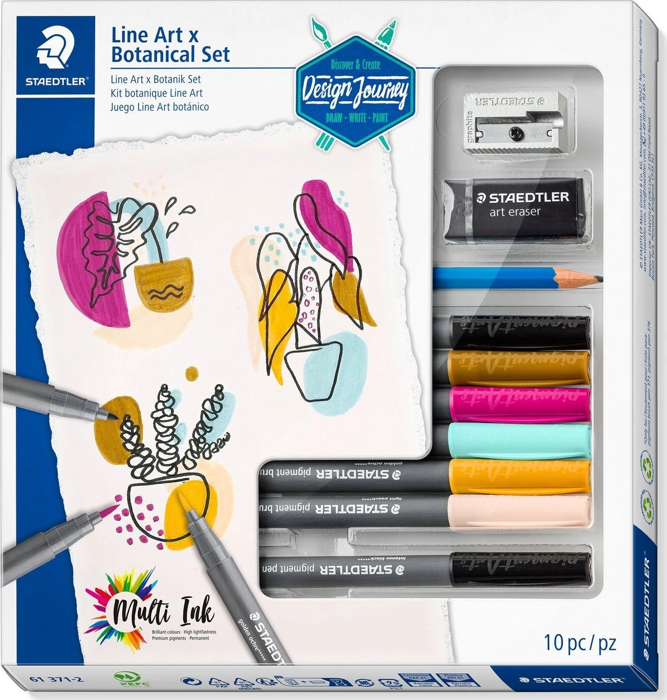 Staedtler STAEDTLER ``Design Journey`` LineArt Botanical