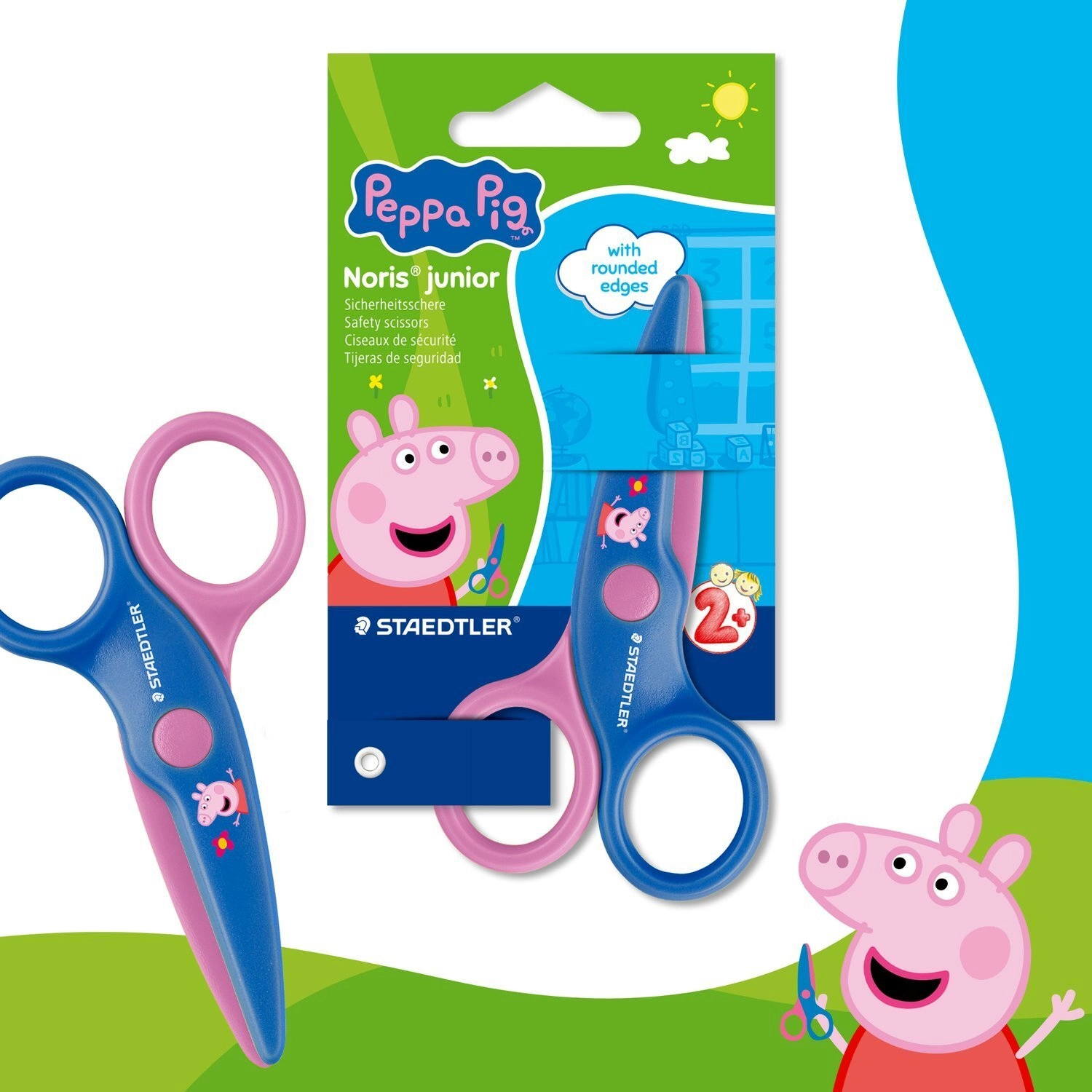 Noris junior Peppa scissors 10cm STAEDTLER