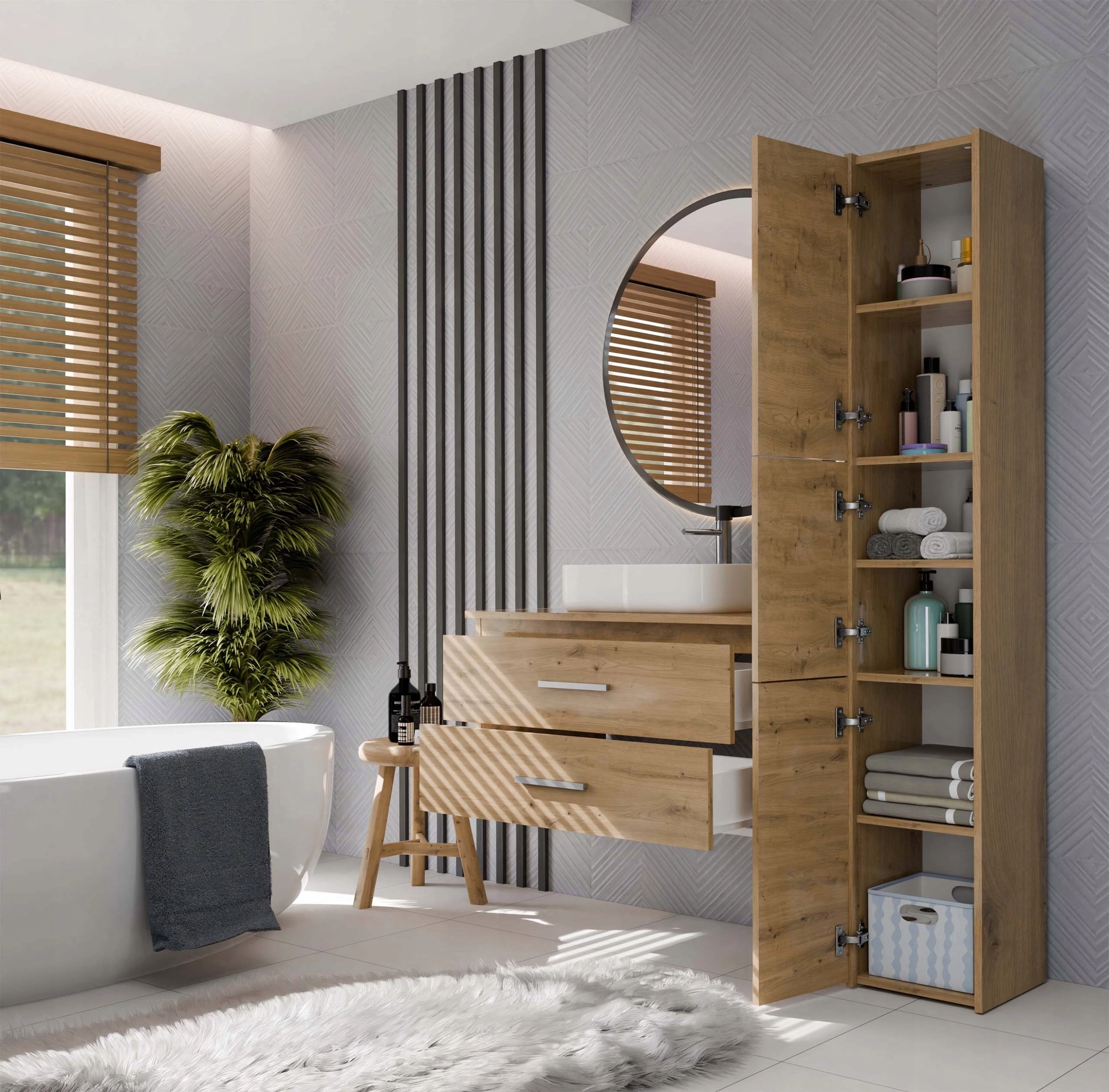 Stamar NEL 80 Bathroom Cabinet with