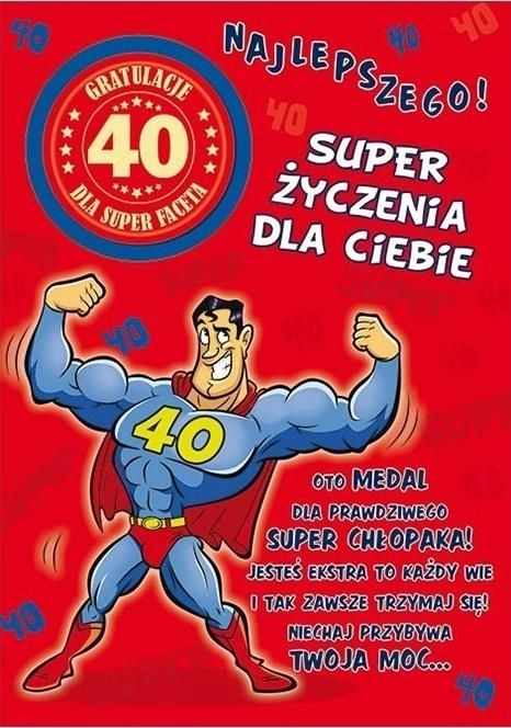 Stamp Karnet Party naklejany B6+koperta Urodziny