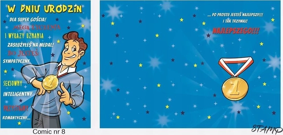 Stamp Karnet Comic B6 + koperta