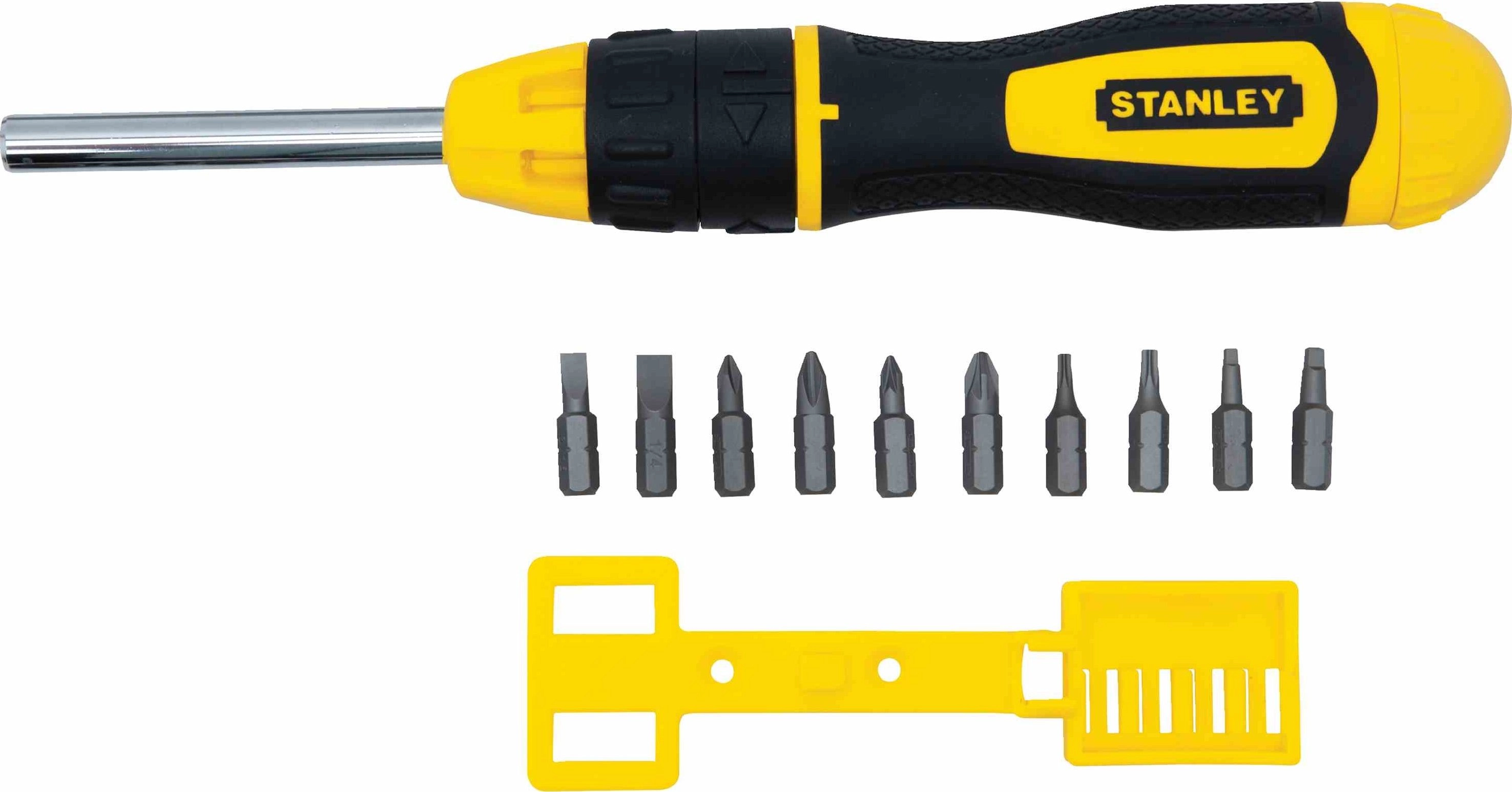 Stanley Multi-Bit Screwdriver with Ratchet and