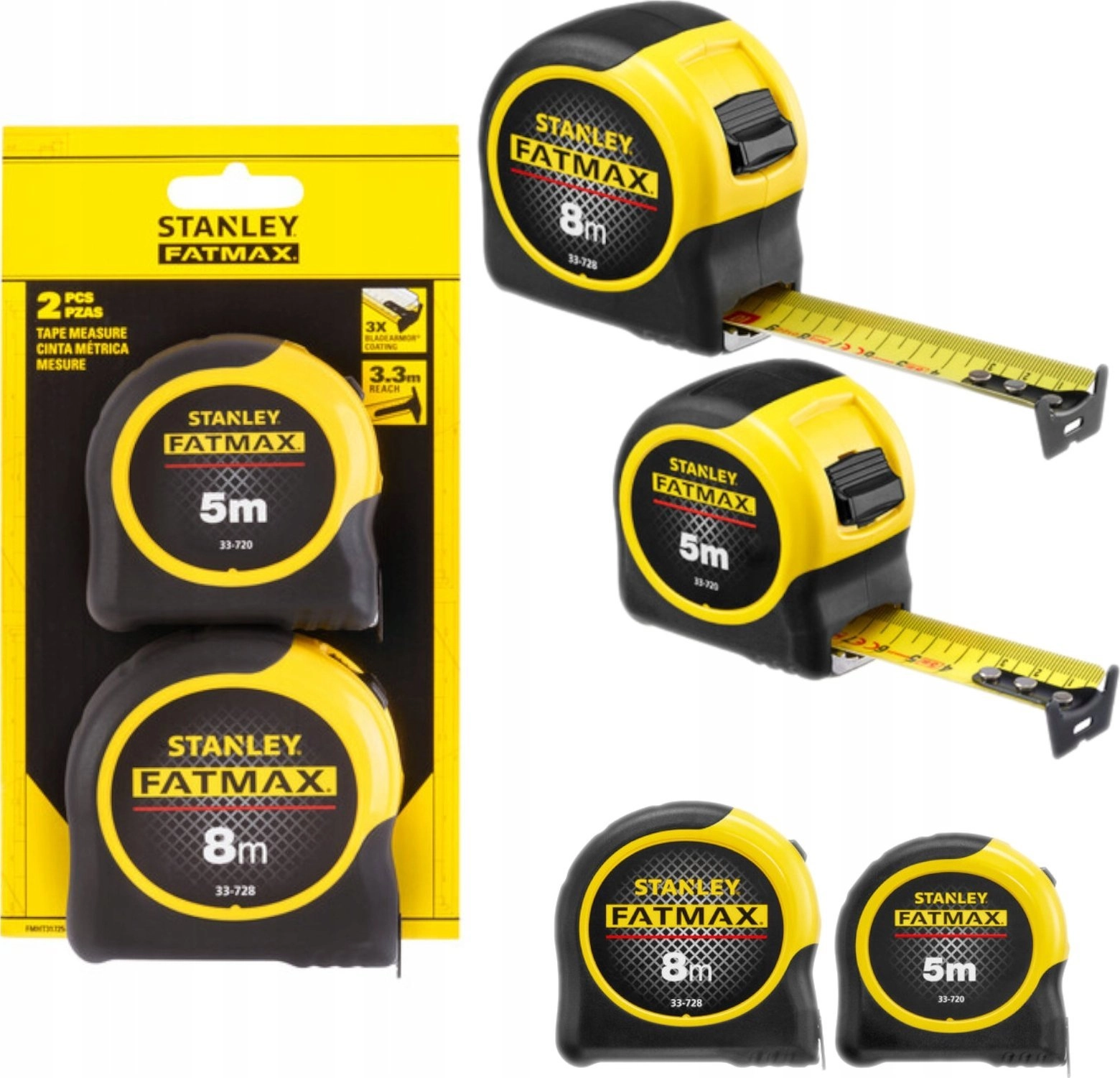 Stanley Dwupak miar Fatmax Blade Armor
