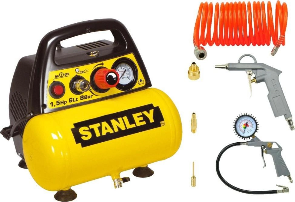 OIL-FREE COMPRESSOR 6L+PNEUMATIC KIT STANLEY C6BB304STN071