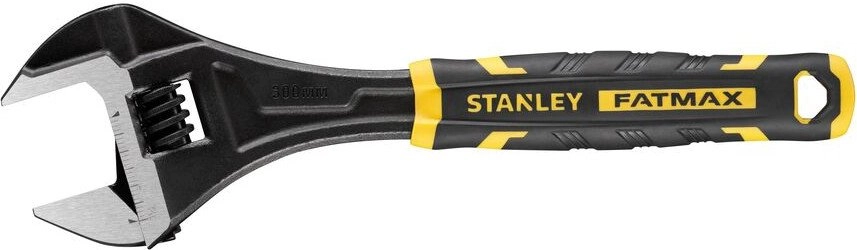 Stanley Adjustable wrench with bi-metal handle