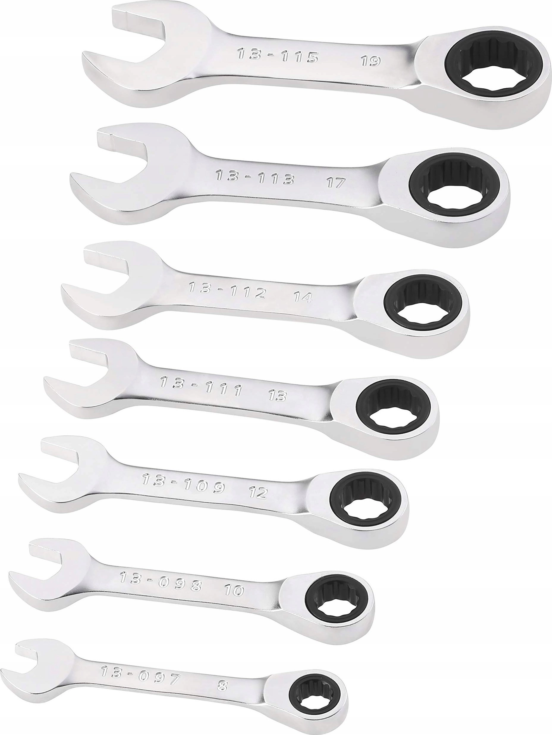Stanley Flat-eye wrenches SHORT 8-19mm 7