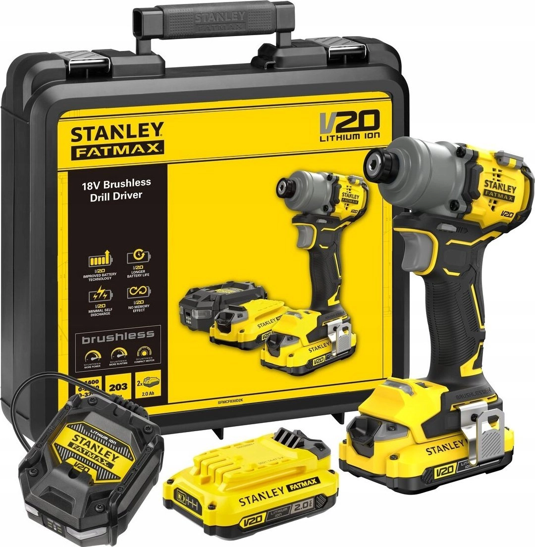 Stanley SFMCF830D2K-QW 18V screwdriver SFMCF830D2K-QW