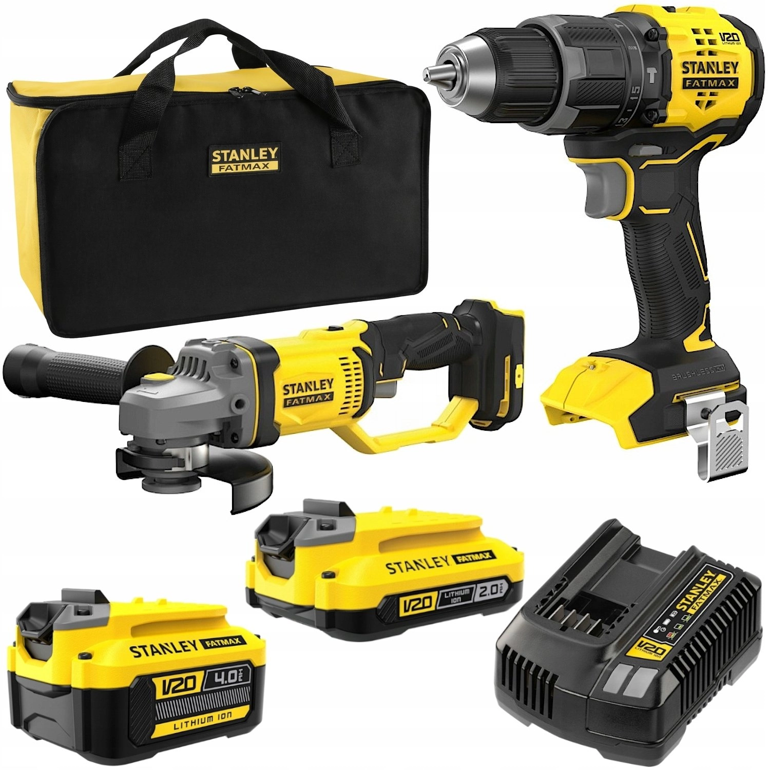 Stanley SFMCD716 SFMCG400 power tool set