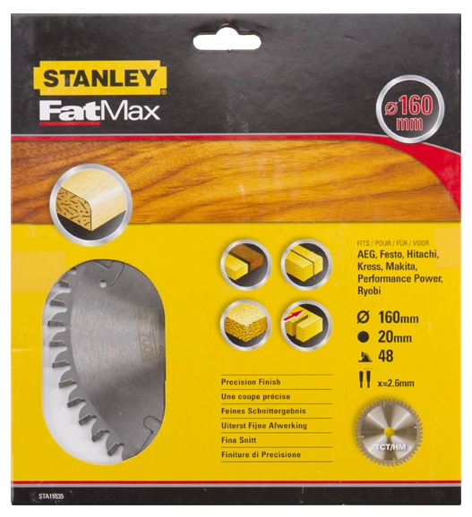 Stanley Disc saw with TCT/HM FATMAX