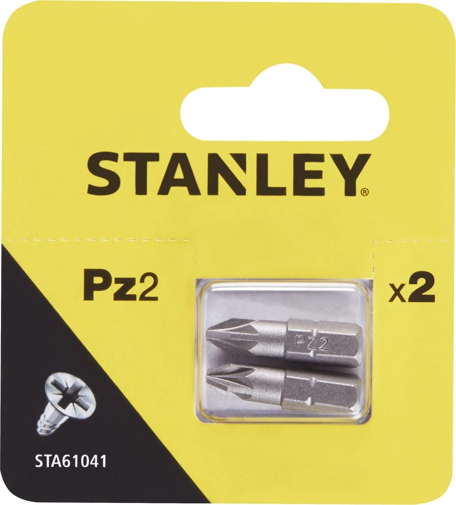Stanley screwdriver bits PZ2x25mm 2pcs. (STA61041)
