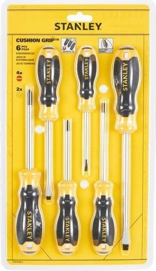 Stanley ST. SCREWDRIVERS 6 pcs. C/GRIP