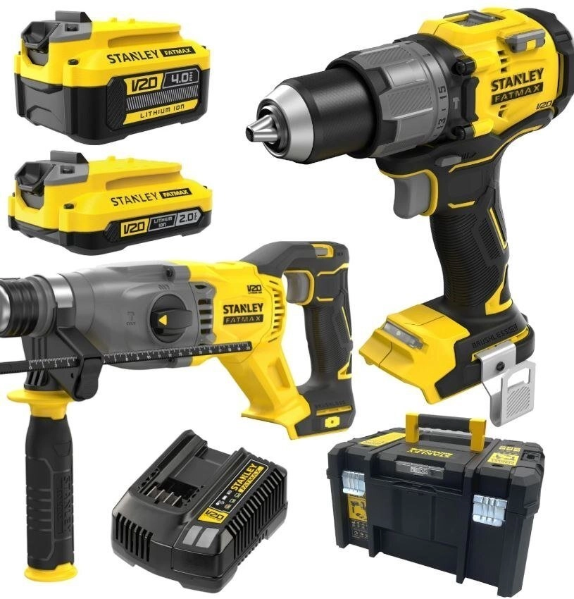 STANLEY ZESTAW V20 (SFMCD726 SFMCH900) 1x4