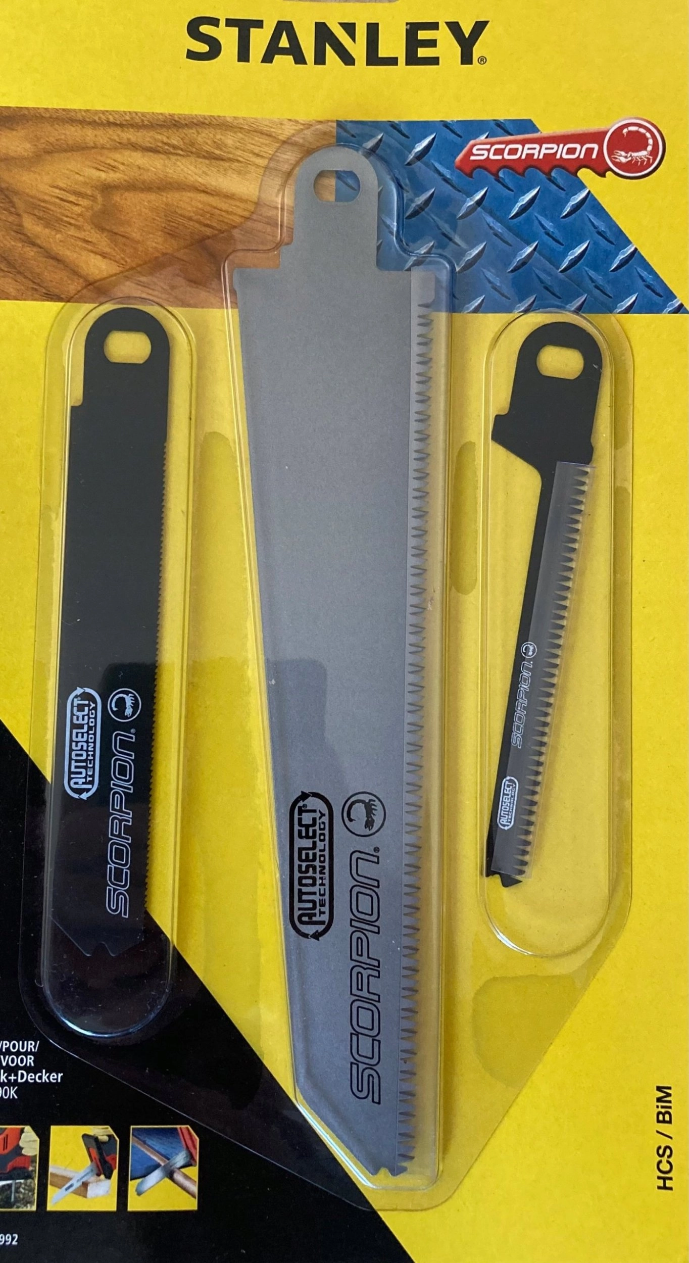 Saw blades for Scorpion HCS/BiM d/s