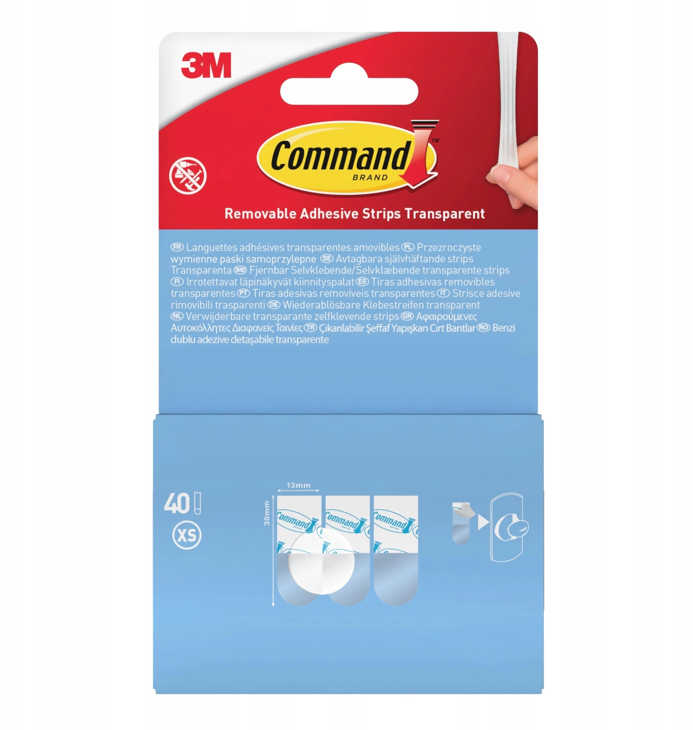 Staples COMMAND™ self-adhesive strips (17020) replaceable