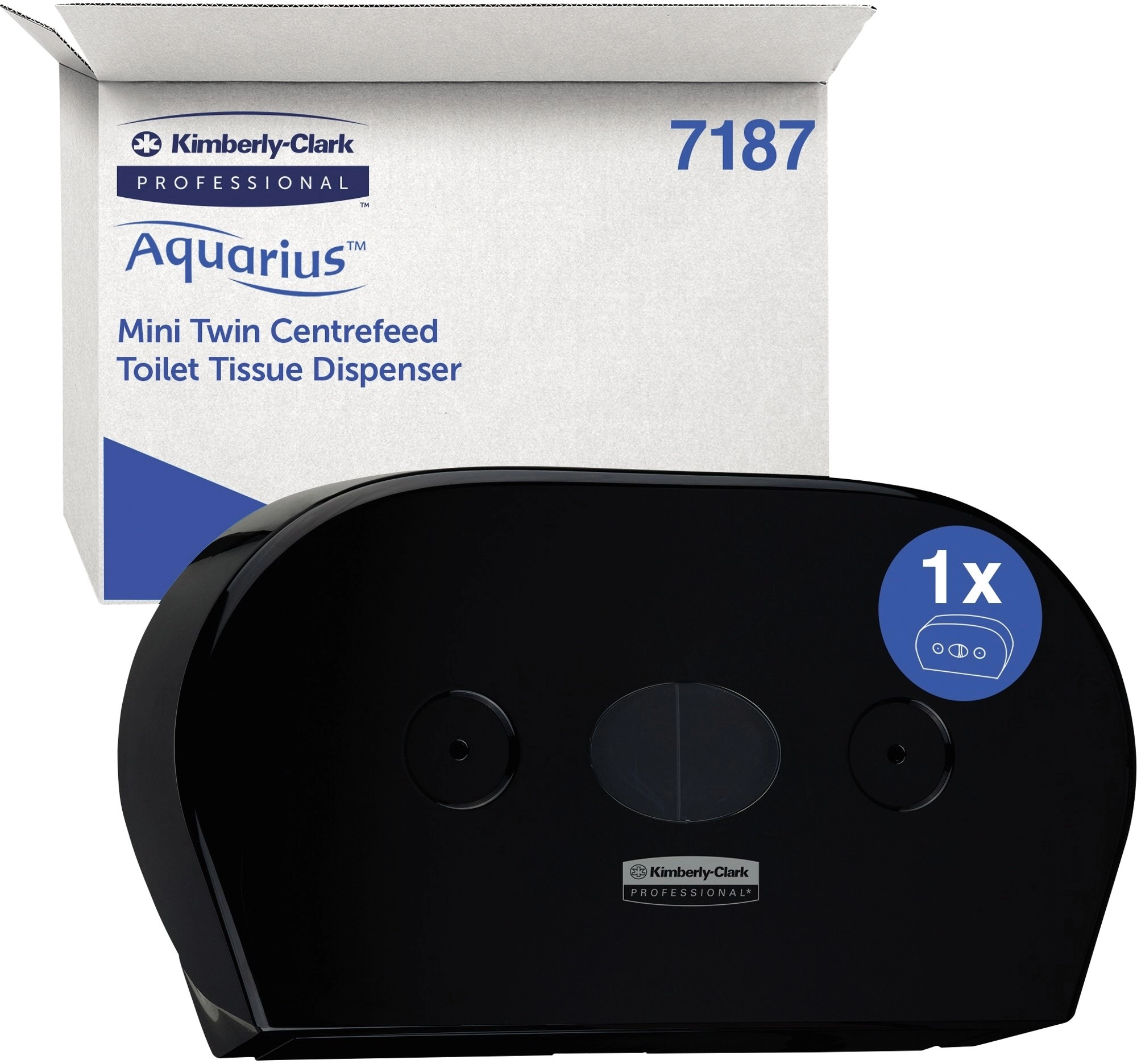 Staples KIMBERLY-CLARK double toilet paper dispenser