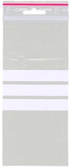 Zipper bag 80x180mm T-62 w/writing field