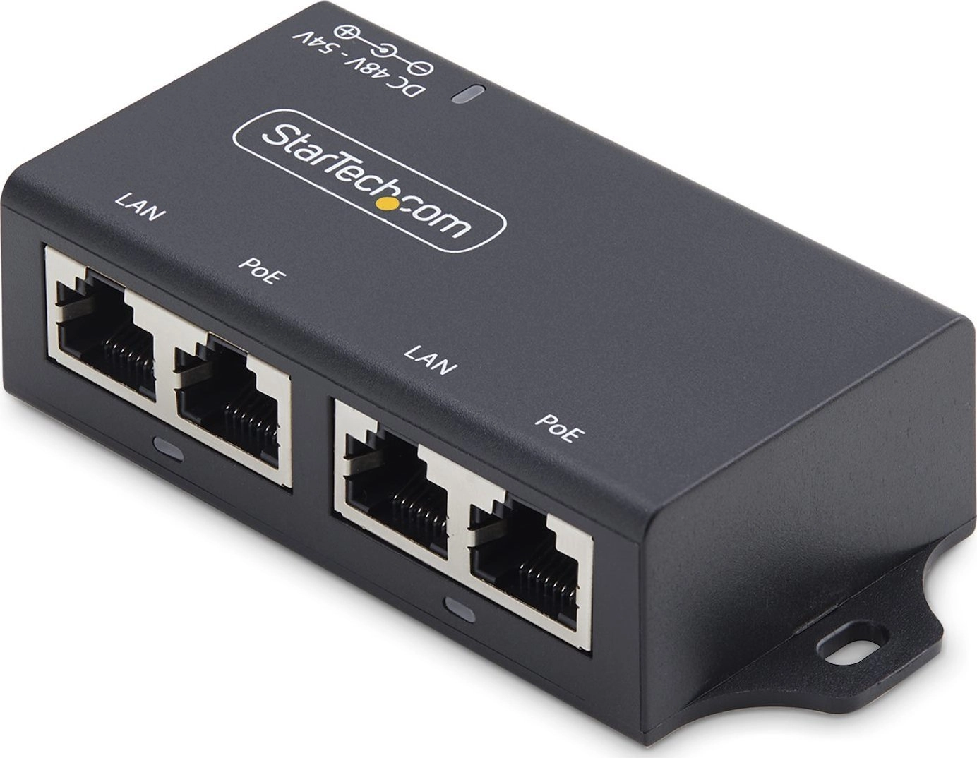 StarTech.com 2-Port Gigabit PoE+ Injector