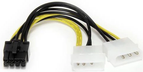 StarTech.com 6in LP4 to 8