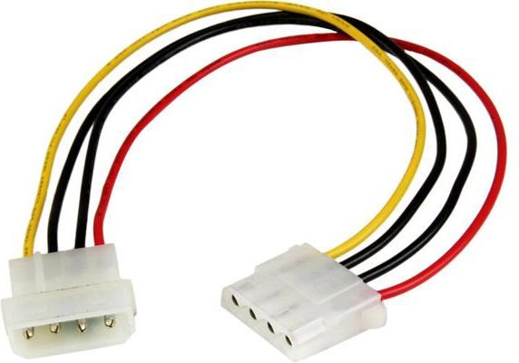 StarTech.com 12in LP4 Power Extension