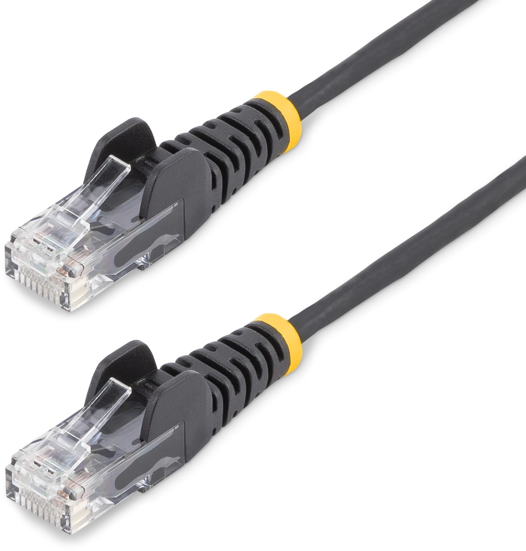 StarTech.com 15m Black Slim CAT6