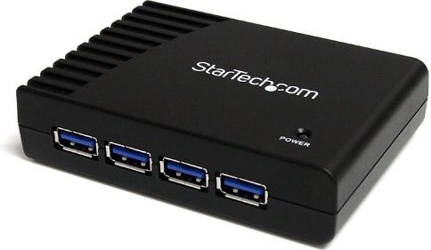 StarTech.com 4 Port Black SuperSpeed