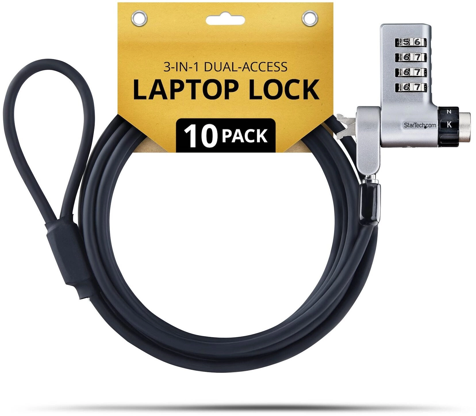 StarTech.com 10-Pack 3-in-1 Dual-Access Laptop
