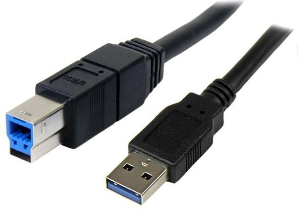 StarTech.com 3m Black SuperSpeed USB
