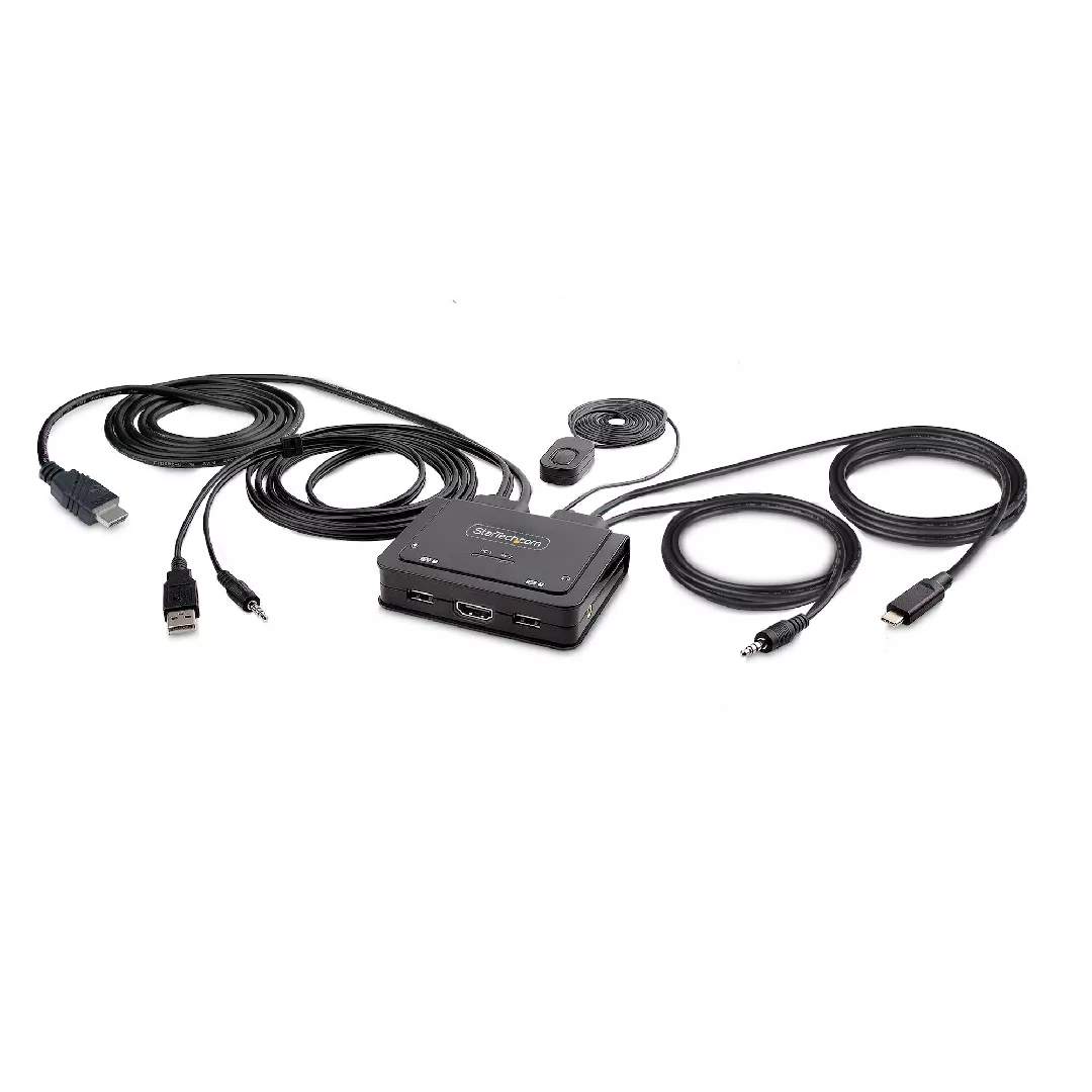 StarTech.com 2-Port Hybrid USB-C HDMI