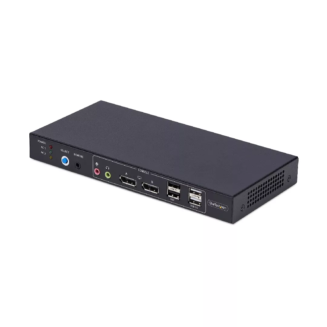 StarTech.com 2-Port Dual-Monitor DisplayPort KVM