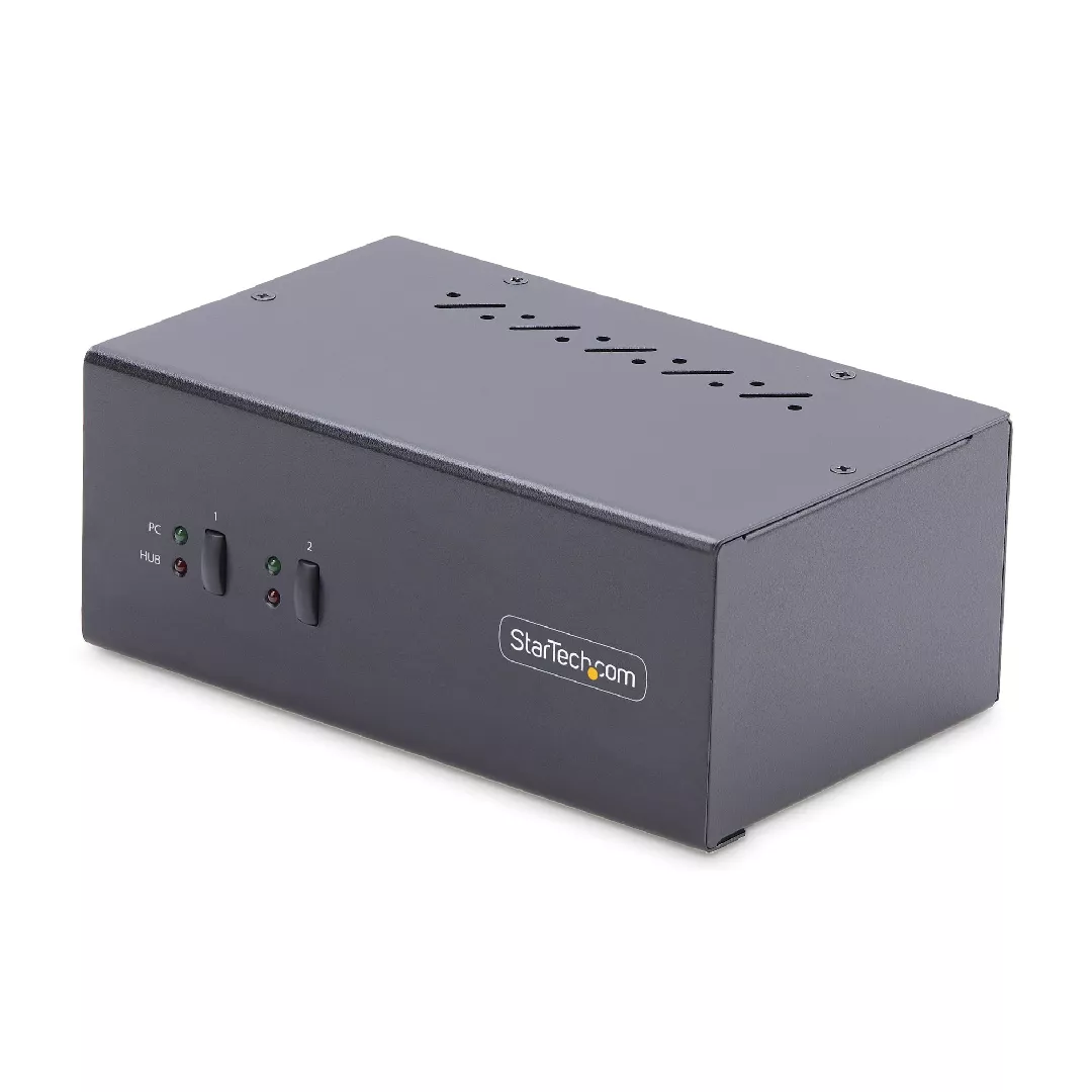 StarTech.com 2-Port Dual-Monitor DisplayPort KVM