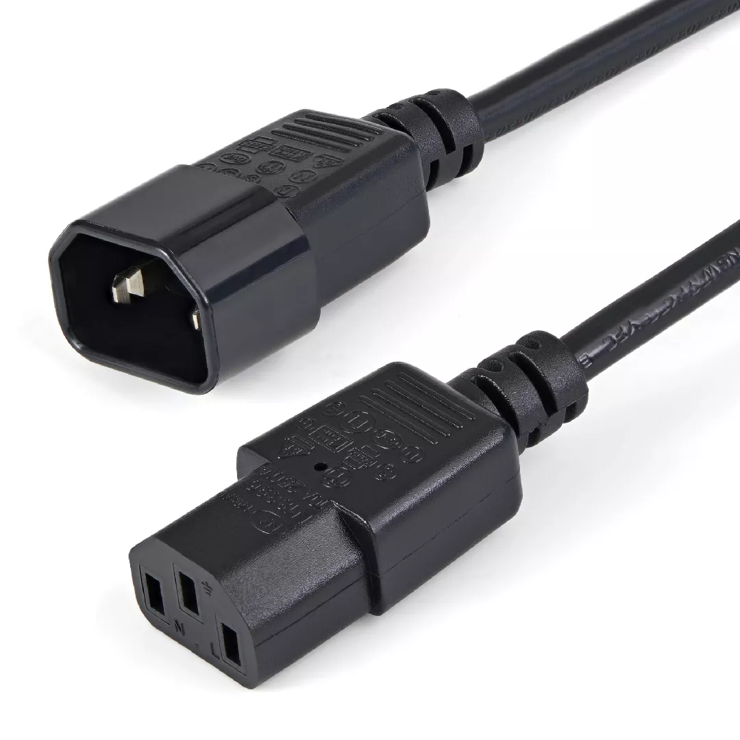 StarTech.com 1m (3ft) Power Extension