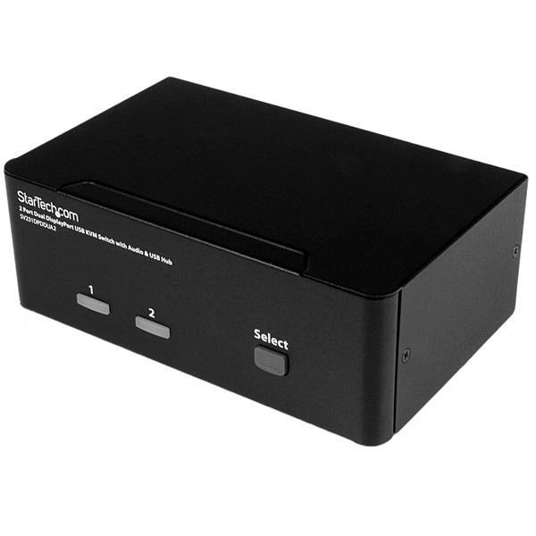 StarTech.com 2-Port DisplayPort Dual-Monitor KVM