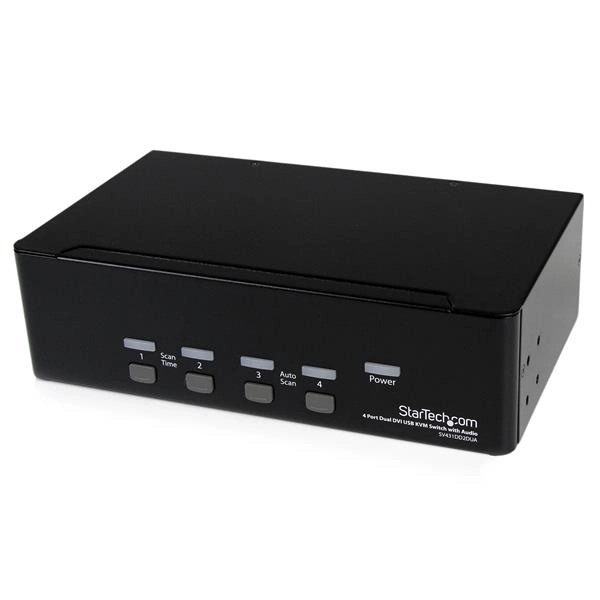 StarTech.com 4 Port Dual DVI