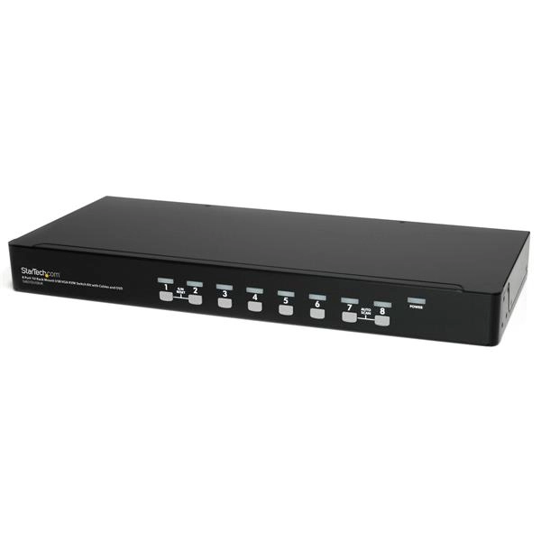StarTech.com 8 Port 1U Rackmount