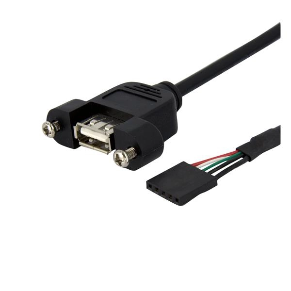 StarTech.com 3 ft Panel Mount