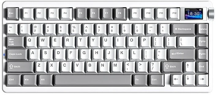 Keyboard Aula NOVA75 (White/Grey) - Star