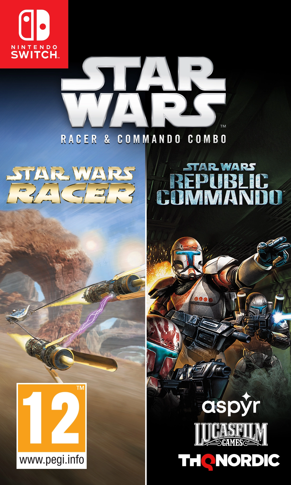 Star Wars Racer and Commando Combo