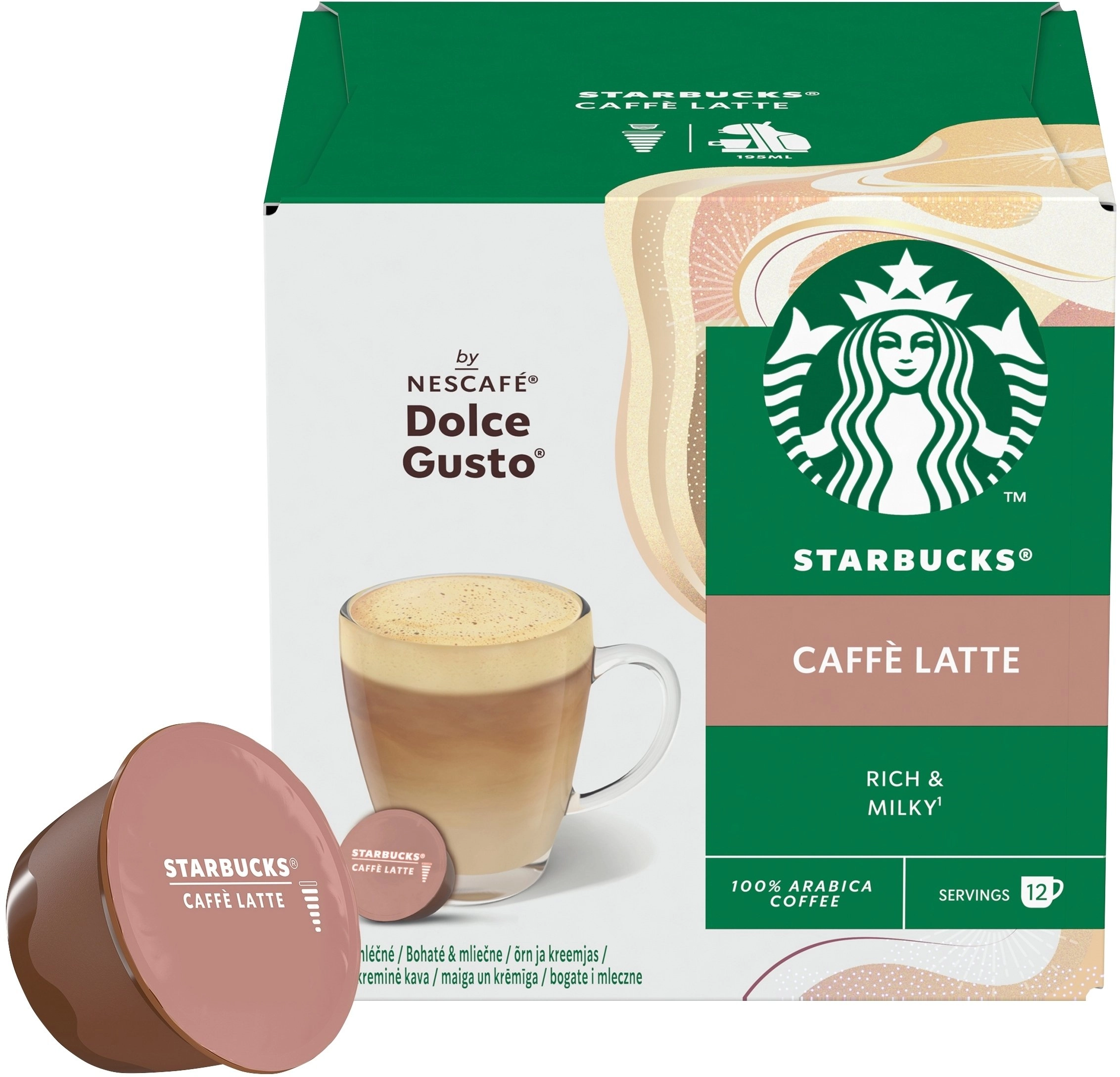 Starbucks Nescafe Dolce Gusto Caffe Latte