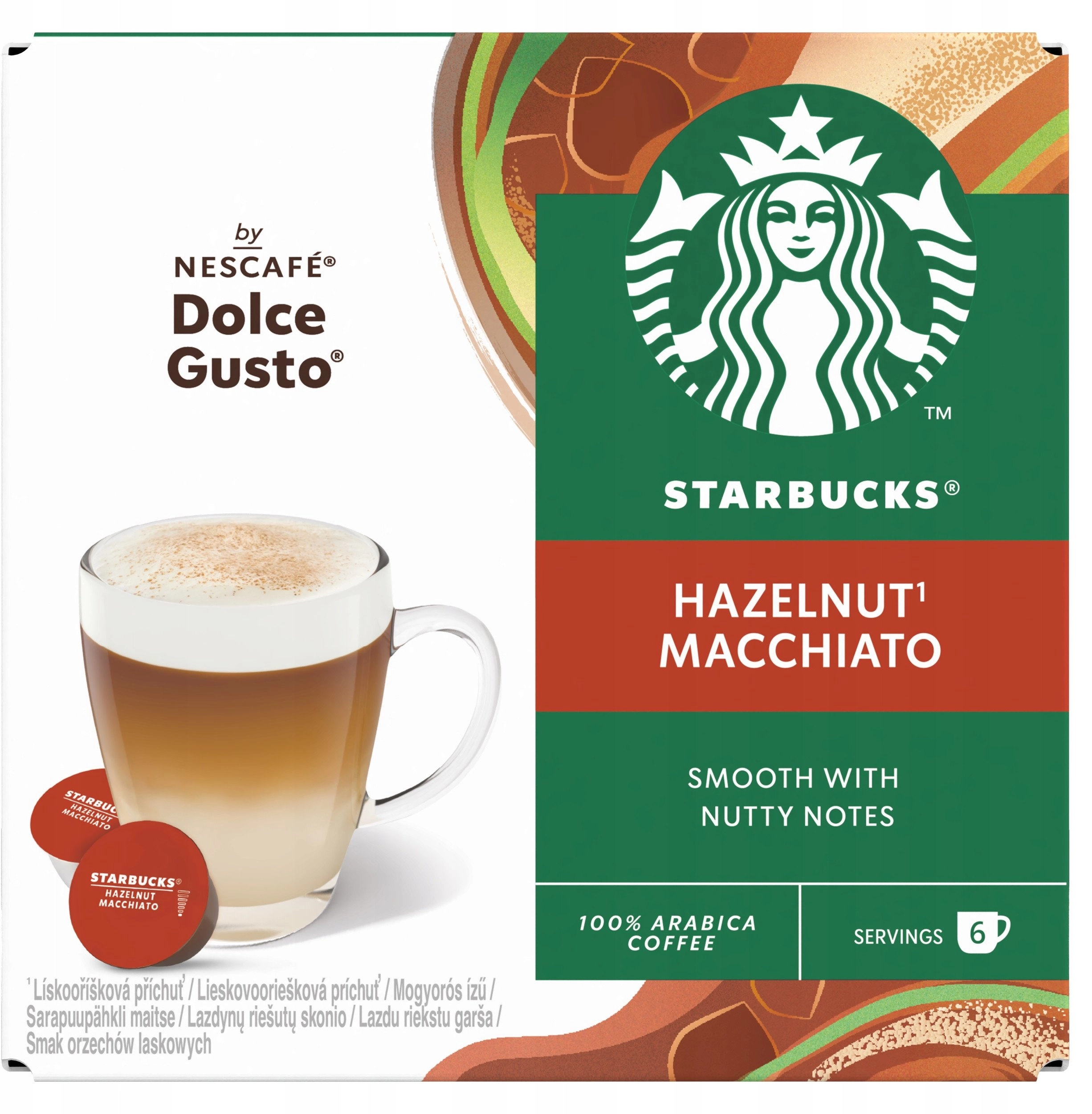 Starbucks Nescafe Dolce Gusto Hazelnut Macchiato