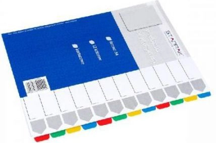Starpak Przekładki kartonowe A412 kolorów (179874)