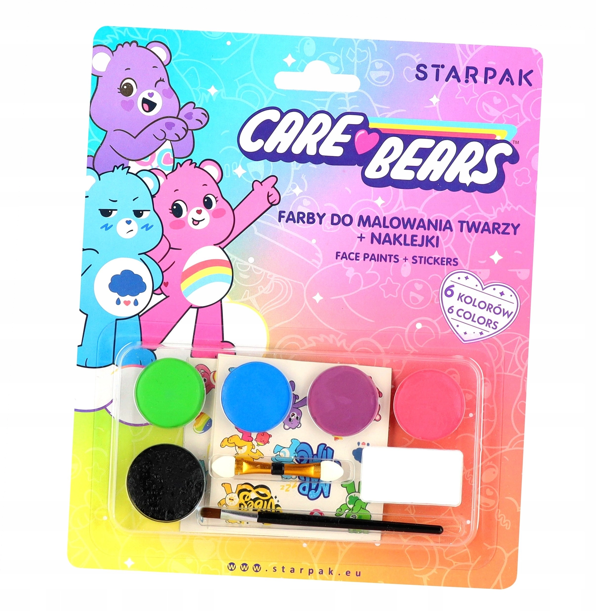 Starpak FACE PAINTS 6COL 4COL CARE