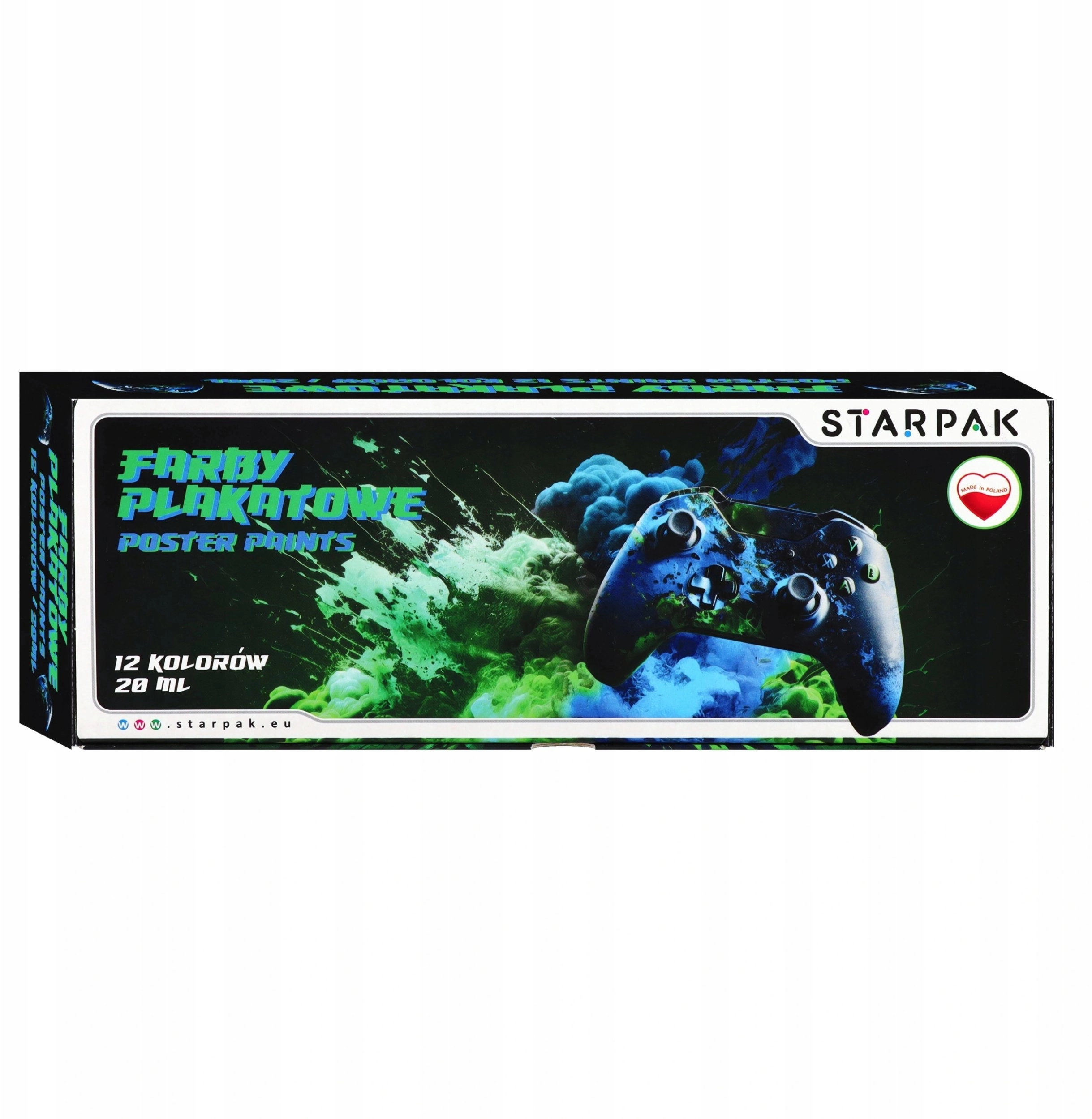 Starpak FARBY PLAK 12KOL 20ML PAD