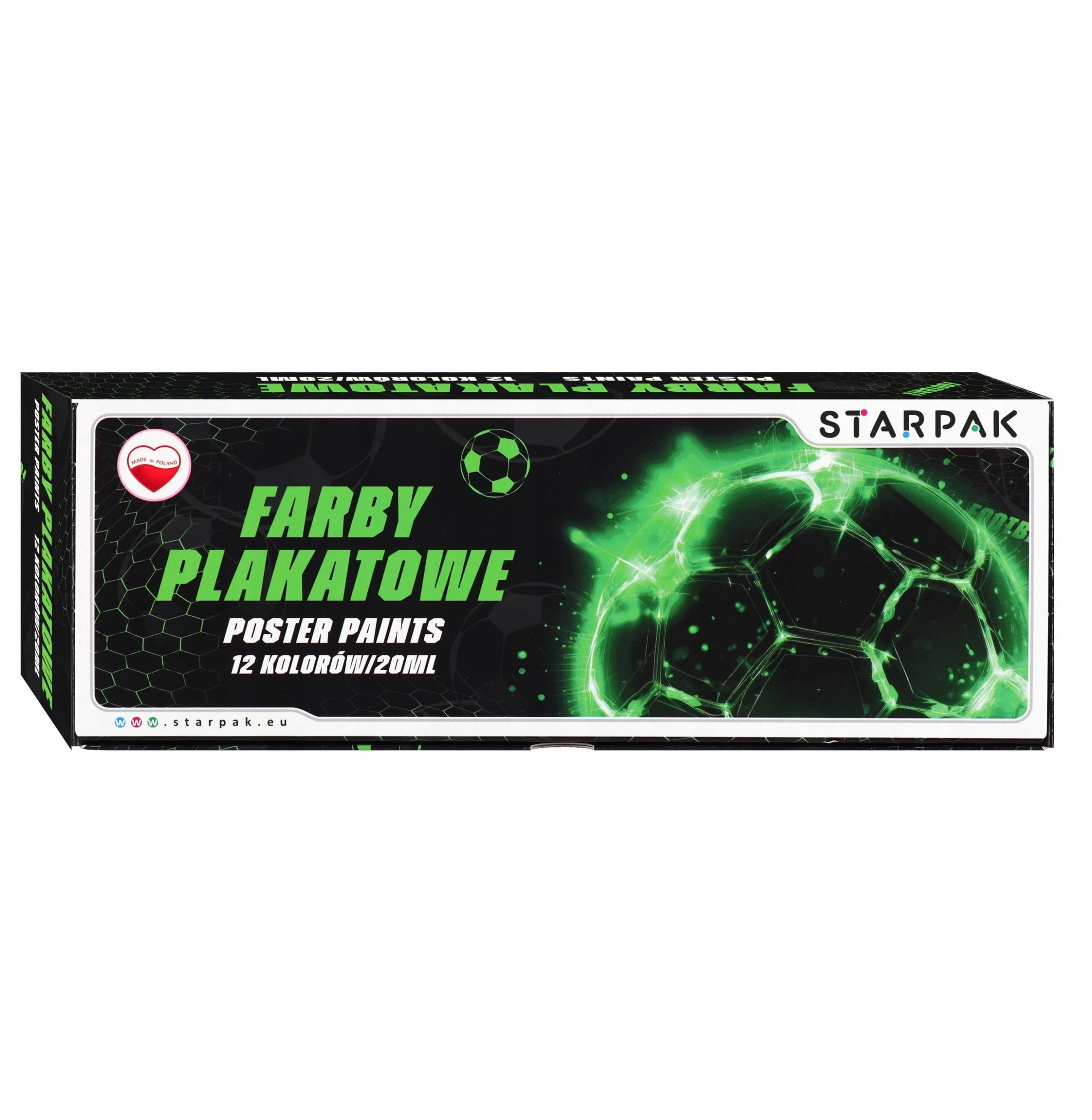Starpak FARBY PLAK 12KOL 20ML FOOTBALL