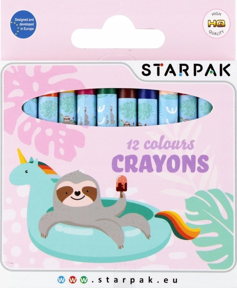 Starpak KREDKI WOSK 12KOL KOALA STK