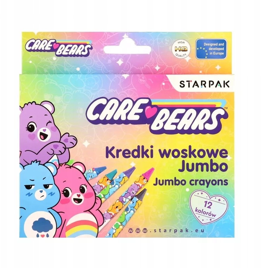 Starpak JUMBO WAX PENCILS 12 COL
