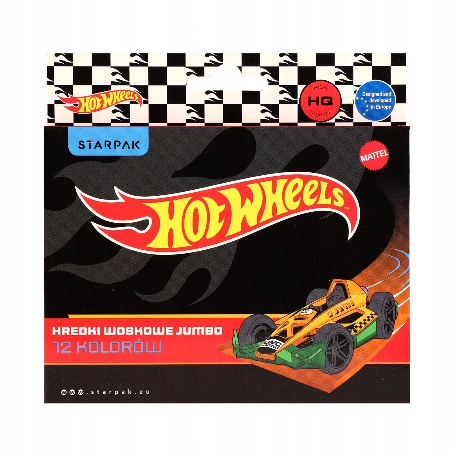 Starpak JUMBO WAX crayons 12 COL