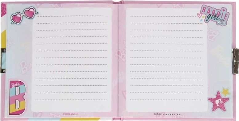 CLOSED DIARY BARBIE2 STARPAK 534359 STK
